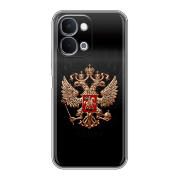 Силиконовый чехол на Vivo Y31d с принтом Герб России