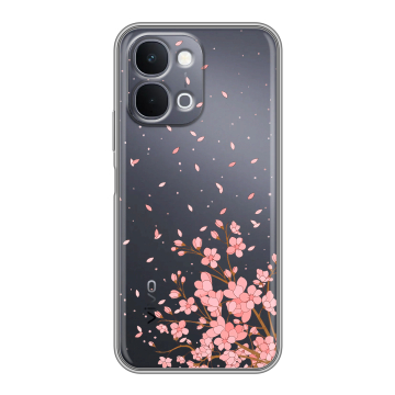 Силиконовый чехол на Vivo Y31d с принтом Ветка сакуры