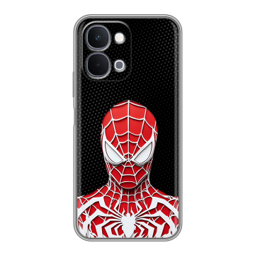 Силиконовый чехол на Vivo Y31d с принтом человек паук spiderman