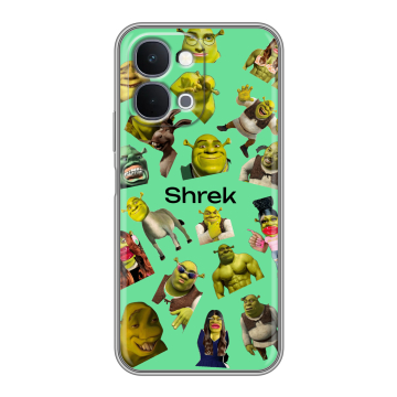Силиконовый чехол на Vivo Y31d с принтом Шрек Shrek Силиконовый чехол на Vivo Y31d с принтом Шрек Shrek