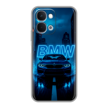 Силиконовый чехол на Vivo Y31d с принтом BMW БМВ Силиконовый чехол на Vivo Y31d с принтом BMW БМВ