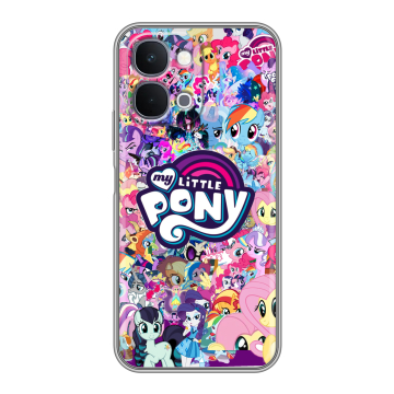 Силиконовый чехол на Vivo Y31d с принтом My little pony Дружба чудо