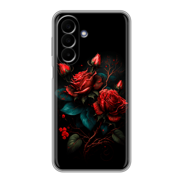 Силиконовый чехол на Samsung Galaxy A27 с принтом Розы красные
