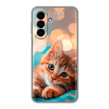 Силиконовый чехол на Samsung Galaxy A27 с принтом котик
