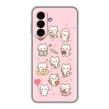 Силиконовый чехол на Samsung Galaxy A27 с принтом Hello Kitty Хелоу Кити