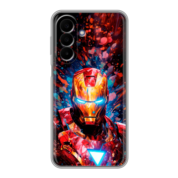 Силиконовый чехол на Samsung Galaxy A27 с принтом Железный человек Ironman