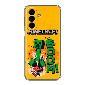 Силиконовый чехол на Samsung Galaxy A27 с принтом Майнкрафт Minecraft