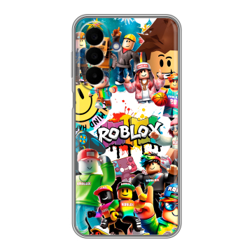 Силиконовый чехол на Samsung Galaxy A27 с принтом Roblox Роблокс Силиконовый чехол на Samsung Galaxy A27 с принтом Roblox Роблокс