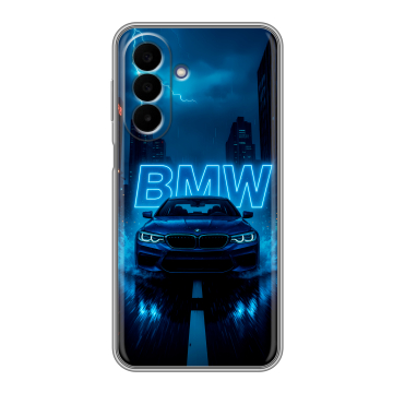 Силиконовый чехол на Samsung Galaxy A27 с принтом BMW БМВ