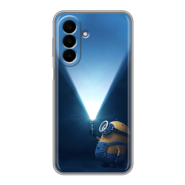 Силиконовый чехол на Samsung Galaxy A27 с принтом Миньоны