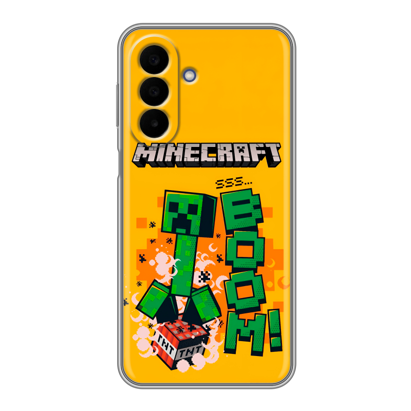 Силиконовый чехол на Samsung Galaxy A27 с принтом Майнкрафт Minecraft Силиконовый чехол на Samsung Galaxy A27 с принтом Майнкрафт Minecraft