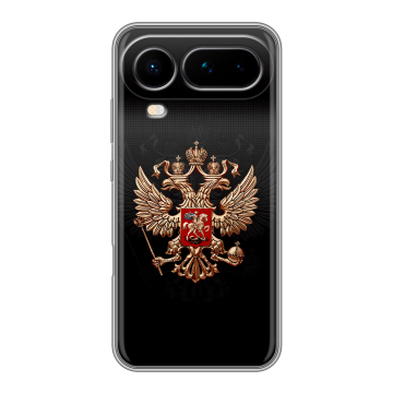 Силиконовый чехол на Honor Magic 8 Pro Air с принтом Герб России