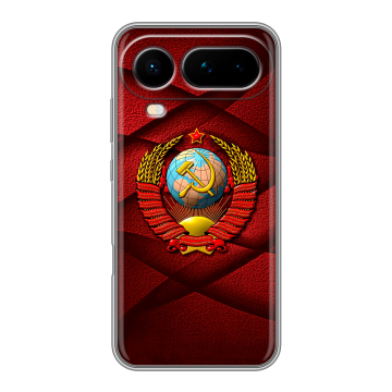 Силиконовый чехол на Honor Magic 8 Pro Air с принтом Герб СССР