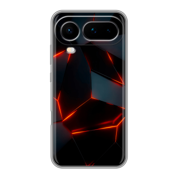 Силиконовый чехол на Honor Magic 8 Pro Air с принтом Яркие абстракции