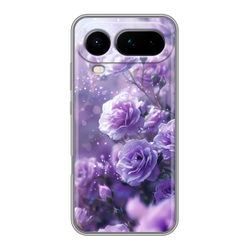Силиконовый чехол на Honor Magic 8 Pro Air с принтом Розы цветы Силиконовый чехол на Honor Magic 8 Pro Air с принтом Розы цветы