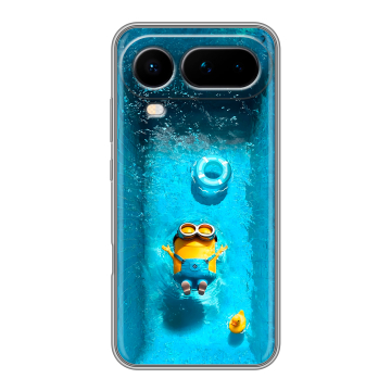 Силиконовый чехол на Honor Magic 8 Pro Air с принтом Миньоны Силиконовый чехол на Honor Magic 8 Pro Air с принтом Миньоны