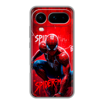 Силиконовый чехол на Honor Magic 8 Pro Air с принтом Spiderman Человек паук Силиконовый чехол на Honor Magic 8 Pro Air с принтом Spiderman Человек паук