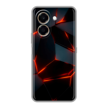 Силиконовый чехол на Honor X7e с принтом Яркие абстракции Силиконовый чехол на Honor X7e с принтом Яркие абстракции