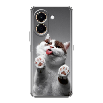 Силиконовый чехол на Honor X7e с принтом Коты Силиконовый чехол на Honor X7e с принтом Коты