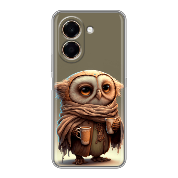 Силиконовый чехол на Honor X7e с принтом Сова Силиконовый чехол на Honor X7e с принтом Сова