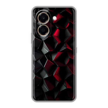Силиконовый чехол на Honor X7e с принтом Абстракция Силиконовый чехол на Honor X7e с принтом Абстракция