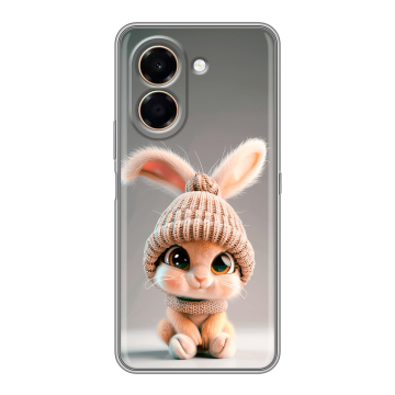 Силиконовый чехол на Honor X7e с принтом Кролик