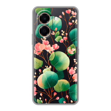 Силиконовый чехол на Honor X7e с принтом женский