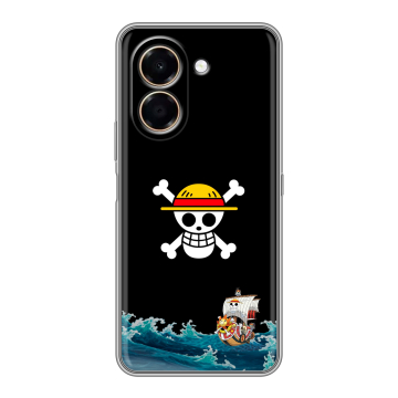 Силиконовый чехол на Honor X7e с принтом One Piece Ван Пис Силиконовый чехол на Honor X7e с принтом One Piece Ван Пис