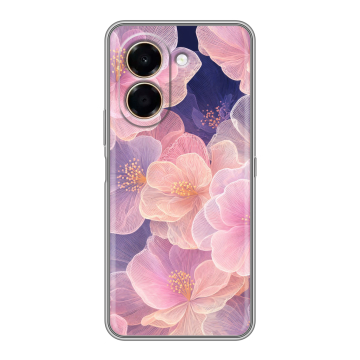 Силиконовый чехол на Honor X7e с принтом женский