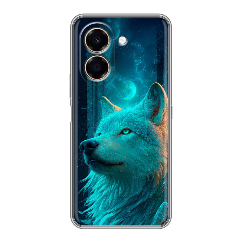 Силиконовый чехол на Honor X7e с принтом бабочки саккура Силиконовый чехол на Honor X7e с принтом бабочки саккура