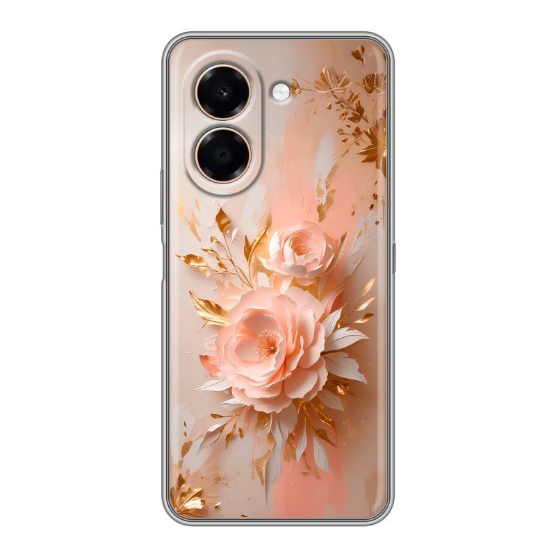 Силиконовый чехол на Honor X7e с принтом женский Силиконовый чехол на Honor X7e с принтом женский