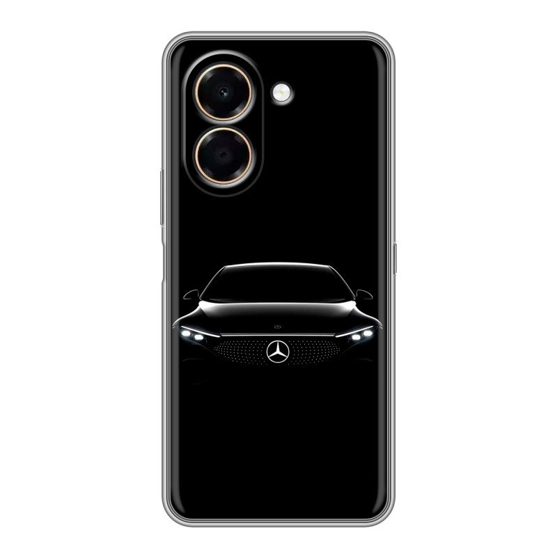 Силиконовый чехол на Honor X7e с принтом Mercedes Мерседес Силиконовый чехол на Honor X7e с принтом Mercedes Мерседес