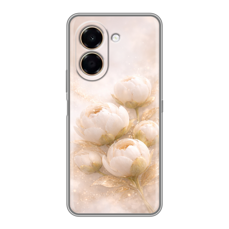 Силиконовый чехол на Honor X7e с принтом женский Силиконовый чехол на Honor X7e с принтом женский