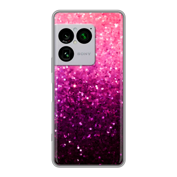 Силиконовый чехол на Sony Xperia 1 VIII с принтом Блестки Силиконовый чехол на Sony Xperia 1 VIII с принтом Блестки