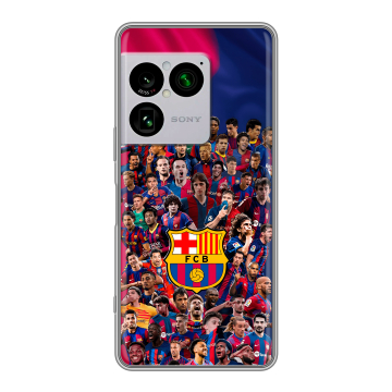 Силиконовый чехол на Sony Xperia 1 VIII с принтом Барселона Barcelona Силиконовый чехол на Sony Xperia 1 VIII с принтом Барселона Barcelona
