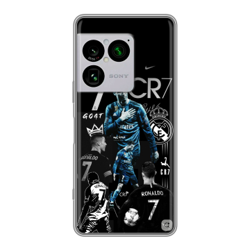 Силиконовый чехол на Sony Xperia 1 VIII с принтом Реал Роналдо Силиконовый чехол на Sony Xperia 1 VIII с принтом Реал Роналдо