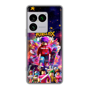 Силиконовый чехол на Sony Xperia 1 VIII с принтом Roblox Роблокс Силиконовый чехол на Sony Xperia 1 VIII с принтом Roblox Роблокс
