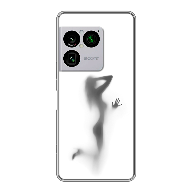 Силиконовый чехол на Sony Xperia 1 VIII с принтом Силуэт Силиконовый чехол на Sony Xperia 1 VIII с принтом Силуэт