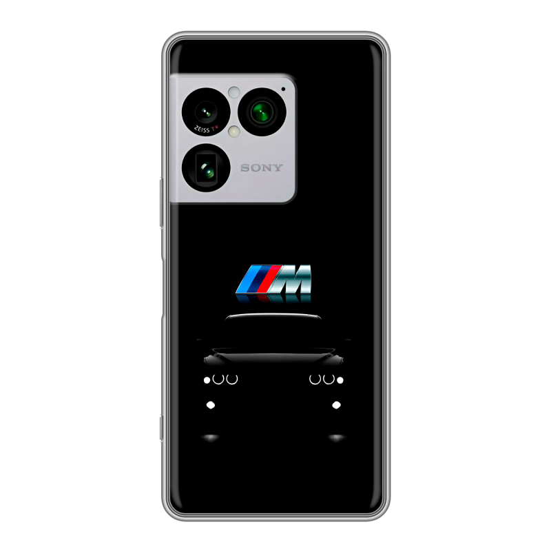 Силиконовый чехол на Sony Xperia 1 VIII с принтом БМВ BMW Силиконовый чехол на Sony Xperia 1 VIII с принтом БМВ BMW