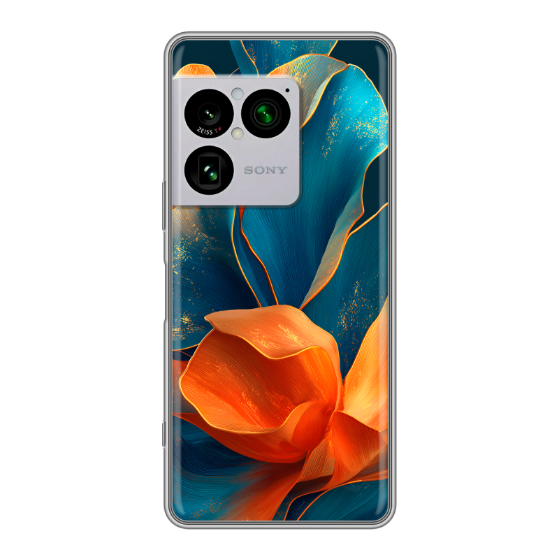 Силиконовый чехол на Sony Xperia 1 VIII с принтом Цветы Силиконовый чехол на Sony Xperia 1 VIII с принтом Цветы