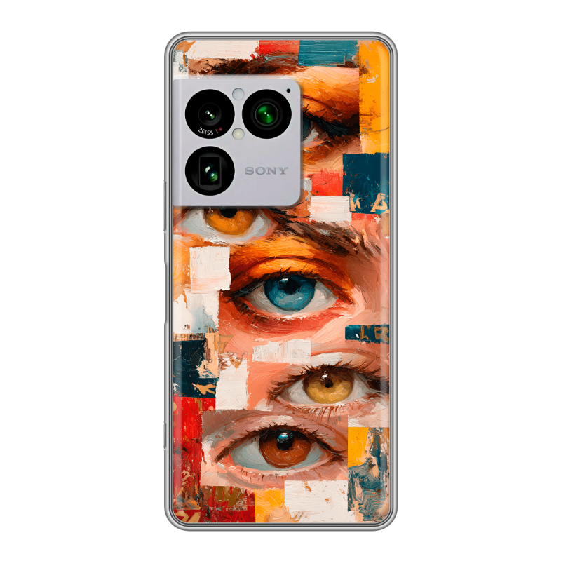 Силиконовый чехол на Sony Xperia 1 VIII с принтом Модный принт Силиконовый чехол на Sony Xperia 1 VIII с принтом Модный принт