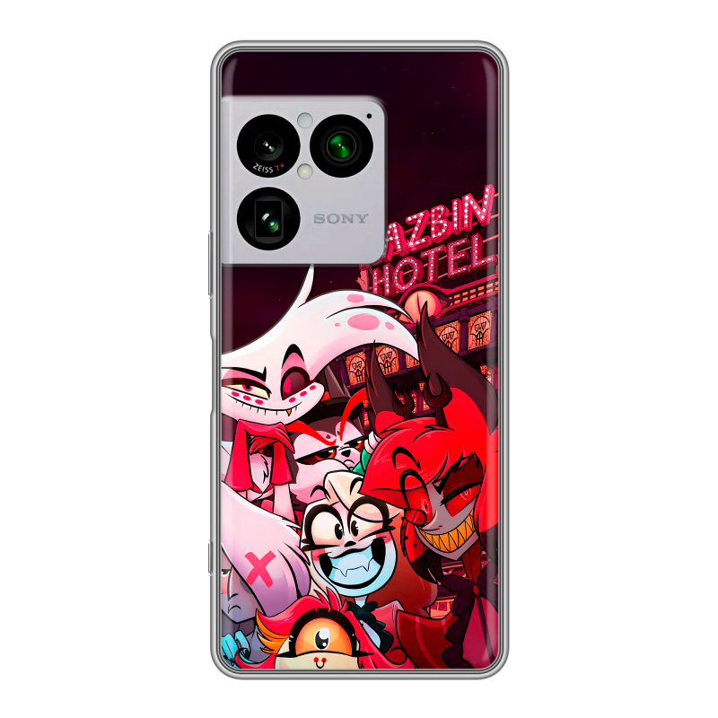 Силиконовый чехол на Sony Xperia 1 VIII с принтом Hazbin Hotel Отель Хазбин Силиконовый чехол на Sony Xperia 1 VIII с принтом Hazbin Hotel Отель Хазбин