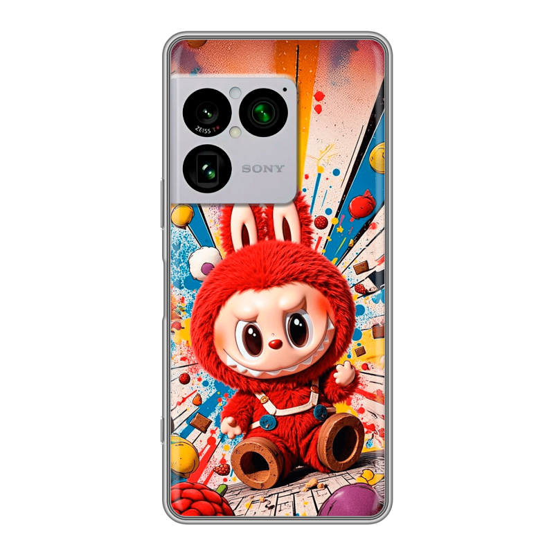 Силиконовый чехол на Sony Xperia 1 VIII с принтом Labubu Лабубу Силиконовый чехол на Sony Xperia 1 VIII с принтом Labubu Лабубу