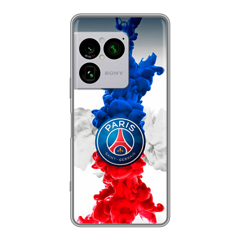 Силиконовый чехол на Sony Xperia 1 VIII с принтом PSG ПСЖ Силиконовый чехол на Sony Xperia 1 VIII с принтом PSG ПСЖ