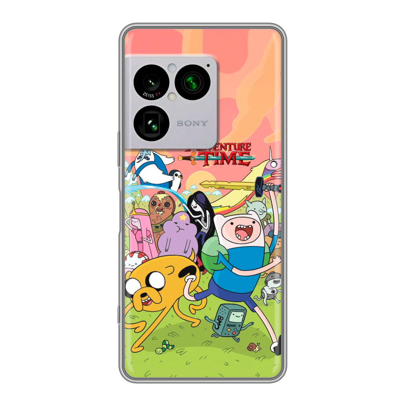 Силиконовый чехол на Sony Xperia 1 VIII с принтом Adventure time Время приключений Силиконовый чехол на Sony Xperia 1 VIII с принтом Adventure time Время приключений