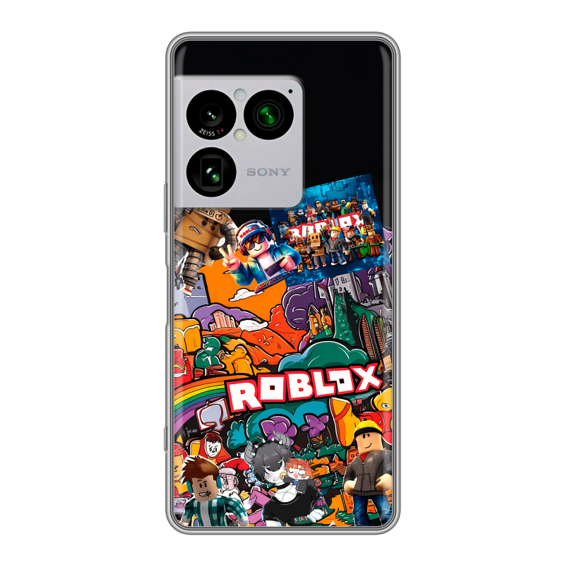 Силиконовый чехол на Sony Xperia 1 VIII с принтом Roblox Роблокс Силиконовый чехол на Sony Xperia 1 VIII с принтом Roblox Роблокс