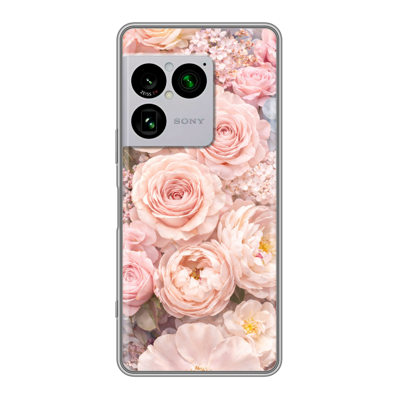 Силиконовый чехол на Sony Xperia 1 VIII с принтом женский Силиконовый чехол на Sony Xperia 1 VIII с принтом женский