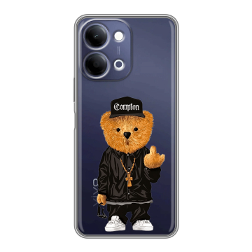 Силиконовый чехол на Vivo Y11d с принтом Мишка