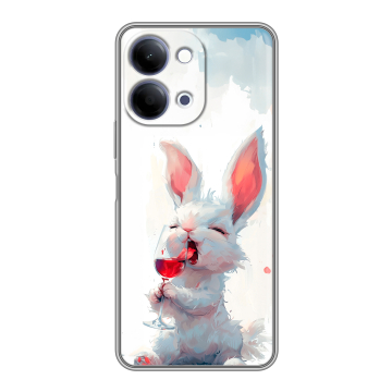 Силиконовый чехол на Vivo Y11d с принтом кролик зайчик