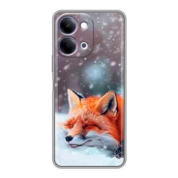 Силиконовый чехол на Vivo Y11d с принтом лиса